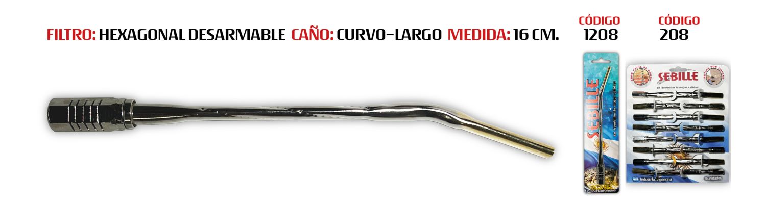 Bombilla C&oacute;digo 208